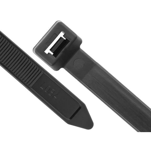 Secure Cable Ties 15 Inch Black UV Extra Heavy Duty Cable Tie - 100 Pack