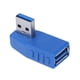 thumbnail image 1 of Conector de cable adaptador USB3.0 macho a USB3.0 hembra de 90 grados (izquierda) Tmvgtek Para estrenar, 1 of 6