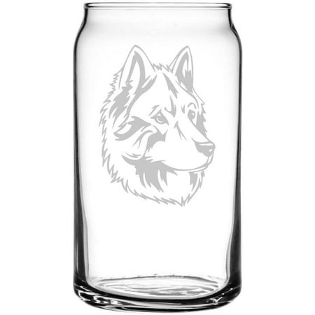 

Bohemian Shepherd Chodenhund Dog Themed Etched All Purpose 16oz Libbey Can Glass