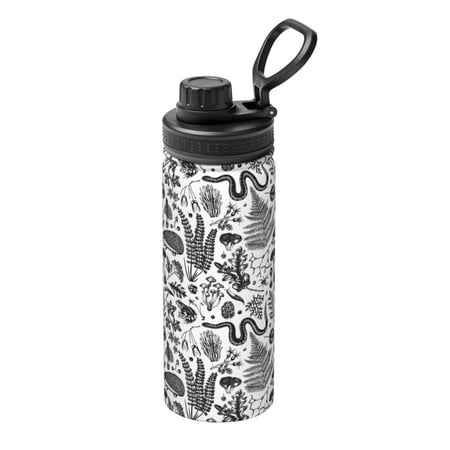 

Ocsxa Fall Forest Print 18oz Stainless Steel Water Bottle Unisex Water Bottle Insulated Sports Water Cup Flask for Cold Water Drinks/Sports/Travel/Car/School