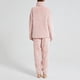 thumbnail image 3 of Conjunto de Pijamas Gibobby Talla Grande Terciopelo Coral para Mujer Cárdigan Cálido Rosa L, 3 of 5