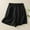 Black, variant on QUNYINEY Comfort Waist Shorts Women Solid Casual Bermuda with Pockets Loose Shorts