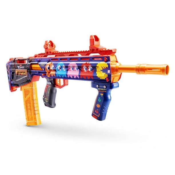 XSHOT SKINS Pro Series 1 Pac-Man Long Shot Blaster by ZURU with 40