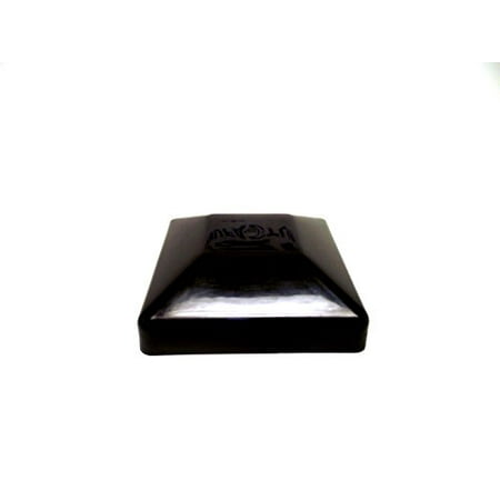 - 32 PACK Fence Post Plastic Black Caps 4X4 (3 5/8