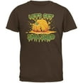 thumbnail image 1 of Halloween Pumpkin Lets Get Smashed Brown Adult T-Shirt, 1 of 1
