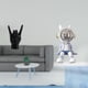 thumbnail image 2 of Estatua del gesto de la roca,Estatuas y figuras de dedos con gestos de música rock,Figura de escritorio,Estante con estatua de astronauta para decoración de oficina y hogar,Figura decorativa, 2 of 8