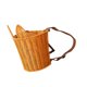 thumbnail image 5 of Mochila infantil de ratán con forma de cesta y orejas de conejo, organizador de almacenamiento tejido a mano, cesta colgante para niños, mochila liger, 5 of 9