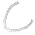 thumbnail image 3 of Rhinestone Fringe,Rhinestone Fringe 1 Yard Rhinestone Chain Rhinestone Trim Unmatched Quality, 3 of 14