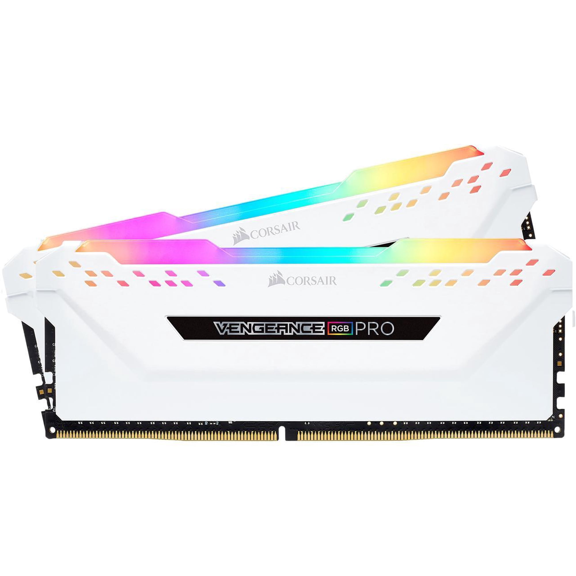 Corsair Vengeance RGB PRO 32GB (2 x 16GB) DDR4 DRAM 3200MHz C16 Memory Kit, White