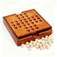 thumbnail image 4 of BESTSKY 2026 New Marble Solitaire Board Games,Wood Brown for Home,Travel,Family,Party,Leisure,Gift, 4 of 7