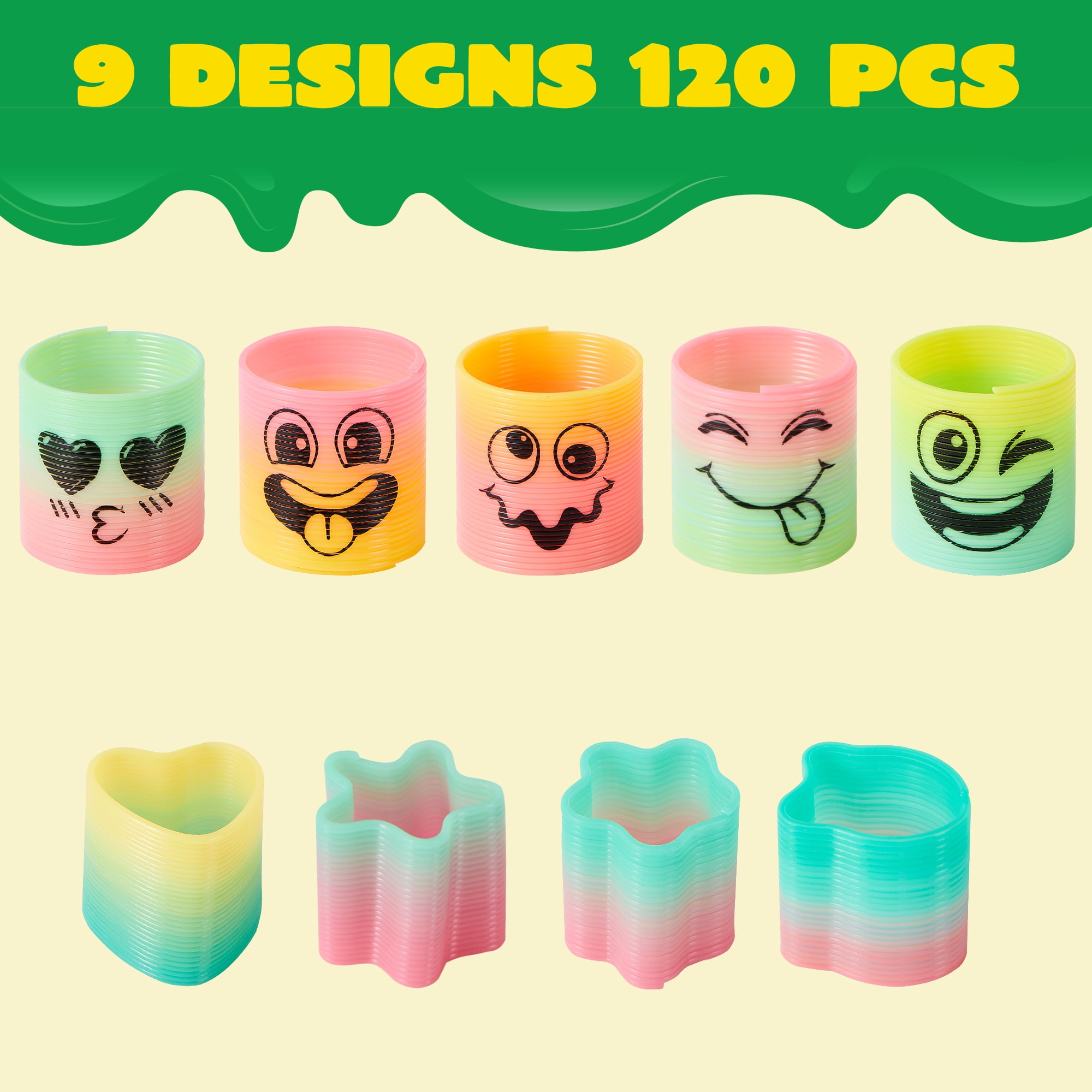 120 Pcs Mini Spring Toys