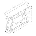 thumbnail image 2 of Monarch Specialties Accent Table, Console, Entryway, Narrow, Sofa, Bedroom, Brown Laminate, 2 of 5