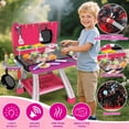 thumbnail image 3 of Set de juguetes de cocina AuroTops Pink Kids Grill con humo y luz, 3 of 7