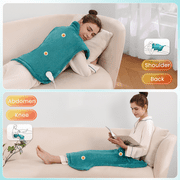 MaxKare Ultra Soft Heating Pad with 4 Heat Settings & Auto Shut-off for Full Body Stress Relief, 24x33 - Green
