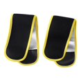 thumbnail image 1 of 1 Pair Women Arm Compression Sleeve Portable Rubber Lining Gripped Non-slippery Bike Fast Sweating Reusable Washable Basketball Yoga Protector Wraps Yellow, 1 of 7