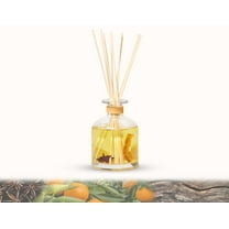Benevolence LA Golden Luster Reed Diffuser Orange, Cedarwood & Clove Home Fragrance Diffuser for Bathroom