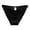 Black, variant on PMVFHDE Womens French Bow Hollow Out Low Waist Seamless Satin Triangle Briefs Comfortable Underwear Panties For Women Black，XL