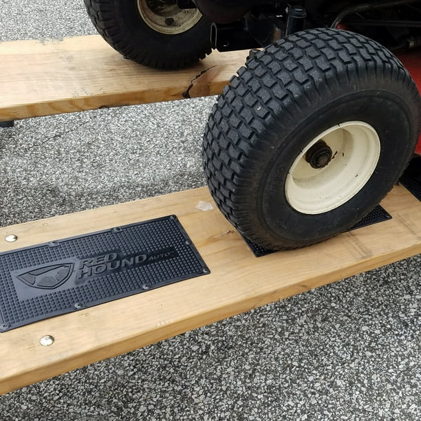 Red Hound Auto 12 Compatible with Ramp Mats Rubber 12 Inches x 6 Inches