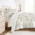 thumbnail image 3 of Ensemble de Housse de Couette Réversible 3 Pcs Motif Toile de Paradis, 3 of 10