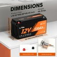 thumbnail image 4 of LiTime 12V 230Ah LiFePO4 Battery, 12 Volt Lithium Battery with 200A BMS, Max. 15000 Deep Cycles, 2944Wh Energy, Backup Power for RV, Travel Trailer, Trolling Motor, 4 of 7