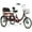 Red, variant on DEYGIA 20" Adult Tricycle with Rear Seats, 3-Wheel Bikes, Baskets, for Senior