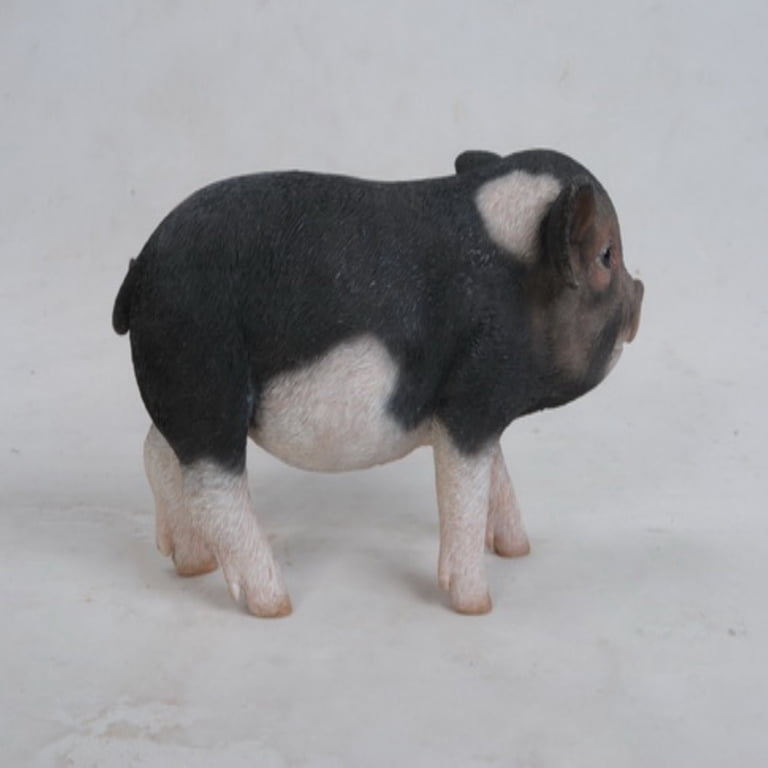Hi-Line Gift 10 Inch Standing Baby Pig Garden Statue photo 5