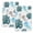 Teal, variant on Seahorse Coral Coastal Kitchen Towels Set of 2, Nautical Summer Beach Ocean Sea Absorbent Dish Towels for Kitchen, Microfiber Hand Towel, Quick Drying Tea Towel for Cleaning Decorative Dishcloths