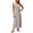 #1Beige, variant on Summer Dresses for Women V-Neck Sleeveless Maxi Dresses Casual Loose Leaf Sleeve Strap Beach Sundress, Orange-4XL