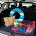 thumbnail image 2 of HUISEFOR Sunset Palm Tree Car Trunk Mat 29" x 39" All Weather Trunk Protection Non-Slip Vehicle Interior Accessories Anti-Scratch Suitable for Most Cars SUV, 2 of 7