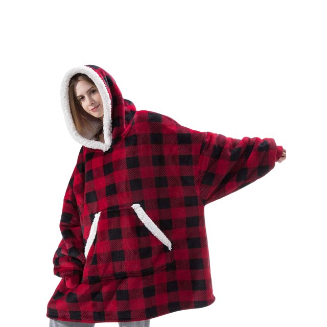 Txlixc Sudaderas de manta de gran tamaño para abrazos de sueños cálidos y suaves Txlixc moda