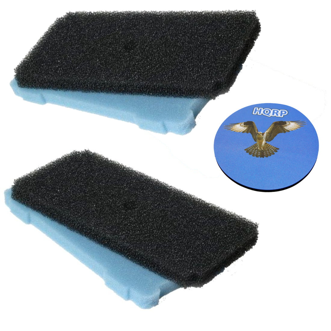 2x HQRP Blue & Black Pre-Filters for Sunterra 320106 337106 Pond Canister Filter 