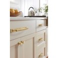 thumbnail image 2 of Amerock Maymont 1-5/8 inch (41mm) Length Square Champagne Bronze Cabinet Knob Backplate, 2 of 7