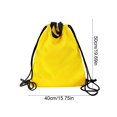thumbnail image 3 of Waterproof Sports Drawstring Backpack | Oxford Cloth Gym and Travel Bag | Lightweight Foldable Storage | Large Capacity | Durable Thick Strap | Versatile Outdoor Use | 1 Pc, 3 of 6