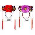 thumbnail image 2 of Diadema tradicional china, tocado de princesa, sombrero, corona real, accesorio de rendimiento, 2 uds., 2 of 5