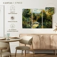 thumbnail image 5 of Elephant Stock Louveciennes Wall Art - Horizontal Multi Panel Canvas - Living Room Wall Decor - Abstract Multi Panel - Gray And Green Decor By Pierre Auguste Renoir - 50" x 32", 5 of 8