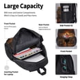 thumbnail image 4 of Balery Western Rainy Desert Cowboy Mochila Escolar 3 en 1 para Niños - Mochila Resistente con Lonchera Térmica y Estuche - Mochila Escolar para Niños y Niñas, 4 of 7