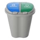 thumbnail image 1 of bote de basura 3 en 1 100 l gris, 1 of 5