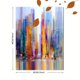 thumbnail image 3 of Qisvanset Blue Monstera Leaf Canvas Print 12x16 Inch Study Dining Art, 3 of 8