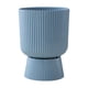 thumbnail image 2 of Maceta moderna de plástico con base desmontable para almacenar agua | Maceta ligera de pie alto para plantas de interior | Diseño autorriego y transpirable que previene la pudrición de las raíces |, 2 of 6