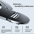 thumbnail image 3 of Dteck for iPhone 16e Case 2025, Compatible with MagSafe, Built-in Rotatable Ring Holder Matte Lightweight Military Grade Protection Shockproof Phone Case for iPhone 16e 6.1",Clear, 3 of 7
