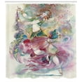 thumbnail image 3 of Ambesonne Watercolor Shower Curtain, Oriental Dancer Girl, 69"Wx70"L, Multicolor, 3 of 3