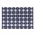 thumbnail image 1 of Geometric Cutting Board, Abstract Shapes Rhombus Rectangles in Vivid Color Scheme Zigzags, Decorative Tempered Glass Cutting and Serving Board, Small Size, Dark Purple Lavender, by Ambesonne, 1 of 1