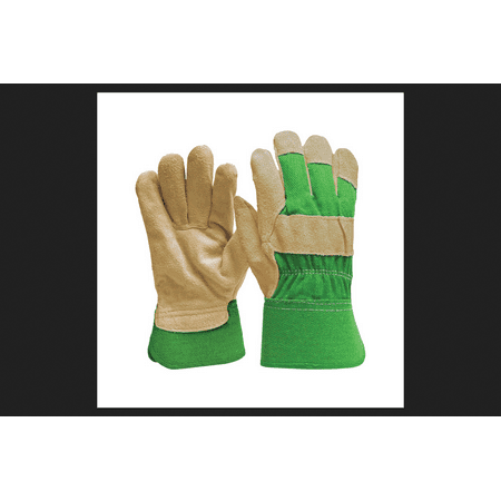 Womens Bionic Gardening Gloves - Digz Green Women's Medium Suede Cow Leather Gardening Gloves