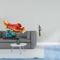 thumbnail image 2 of Estatua de pez,Estatua de pez arowana,decoración Feng Shui para estante/escritorio,Figura de mujer africana,Estatua artesanal de una dama tribal africana,hecha a mano,para cafetería.,Figura, 2 of 8