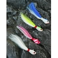 thumbnail image 6 of BLUEWING 2pcs Bucktail Jig Lure with High Carbon Steel Hook 2oz Lead Head Jig Hair Jig Saltwater Freshwater Lures Fluke Lure for Bluefish, Bass Fishing, 6 of 7