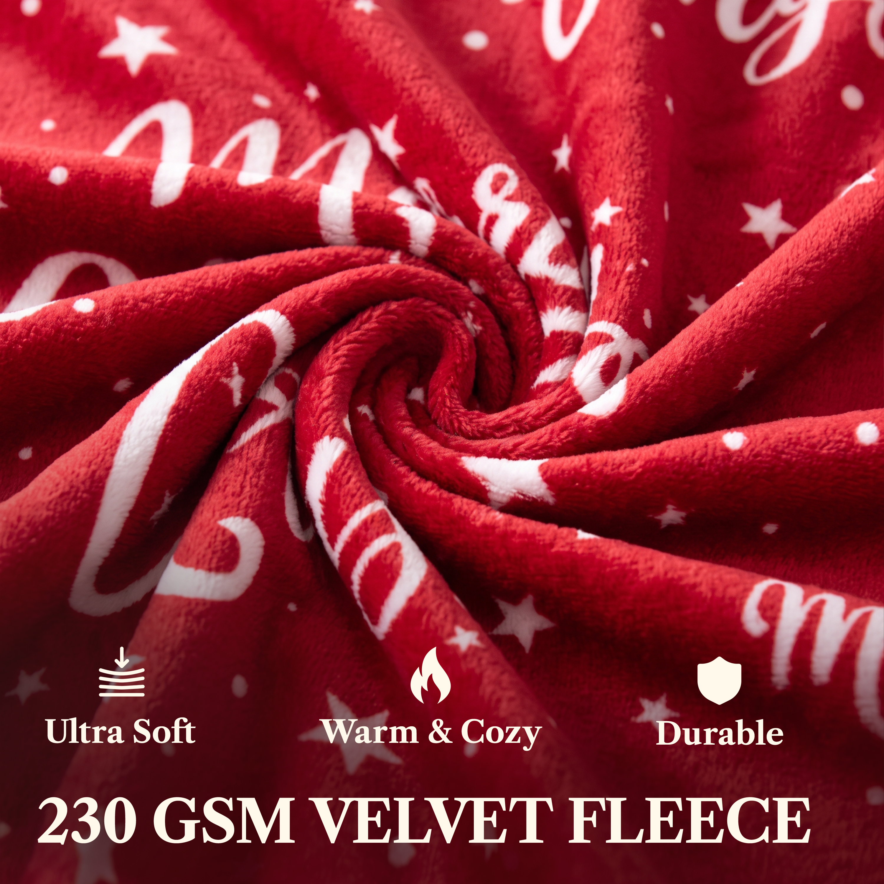 Pavilia Christmas Red Velvet Throw Pillow Covers Set Of 2 photo 4