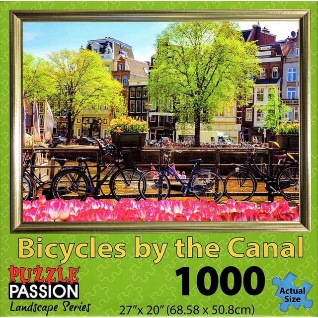 Rompecabezas Guoml Puzzle Passion Bicycles de The Canal, 1000 unidades