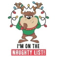 thumbnail image 2 of Mens Looney Tunes I'm On The Naughty List T Shirt, 2 of 5