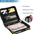 thumbnail image 3 of FORMRS Zipper Binder with Shoulder Strap 2-inch Ring 500 Sheet Capacity File Bag, Abstract Boat, 3 of 5