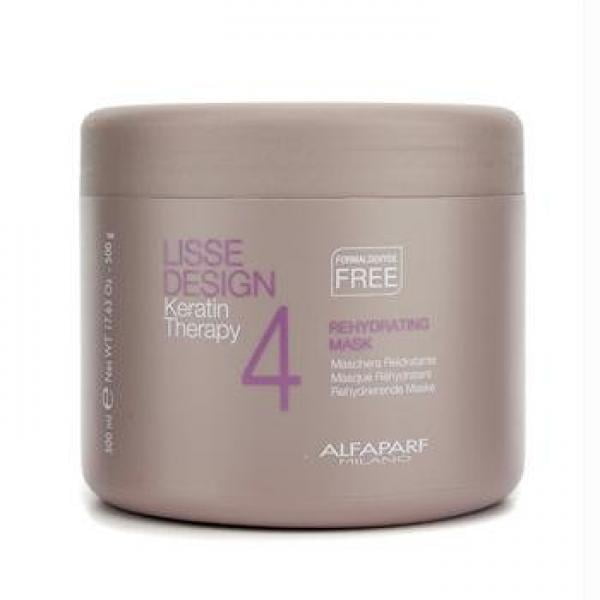 ALFA PARF Lisse Design Keratin Therapy Rehydrating Mask for Unisex, 17.63 Ounce